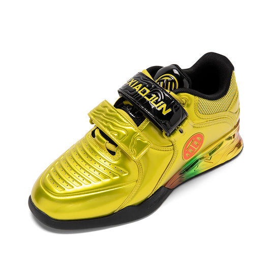 LUXIAOJUN Chaussures d’haltérophilie – Doré