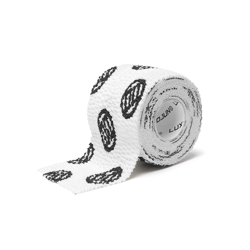 LUXIAOJUN Tape pouce haltérophilie (Hook Grip)- bande cohésive élastique, lot de 3 Blanc