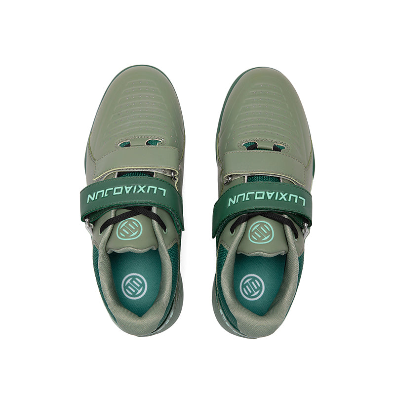 LUXIAOJUN × CrossFit – Édition Limitée Chaussures d’haltérophilie (Vert foncé)