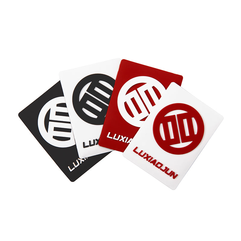 Patch LUXIAOJUN LOGO Blanc et Rouge