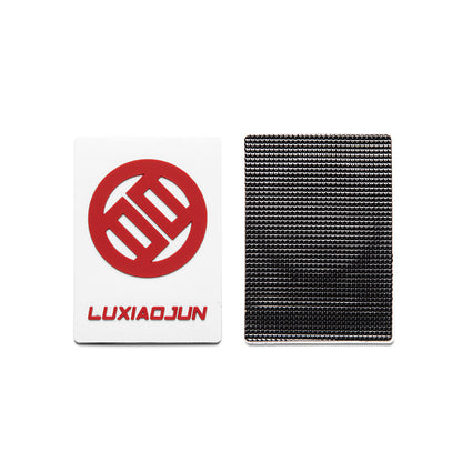 LUXIAOJUN LOGO Patch Weiß und Rot
