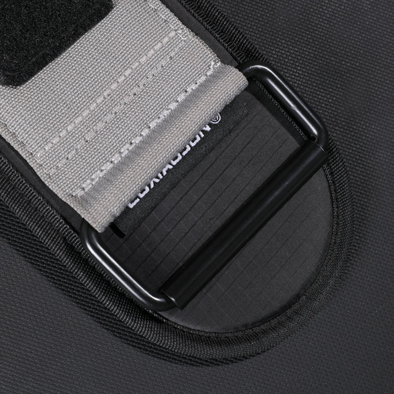Ceinture d'haltérophilie en nylon LUXIAOJUN 4″ Gris