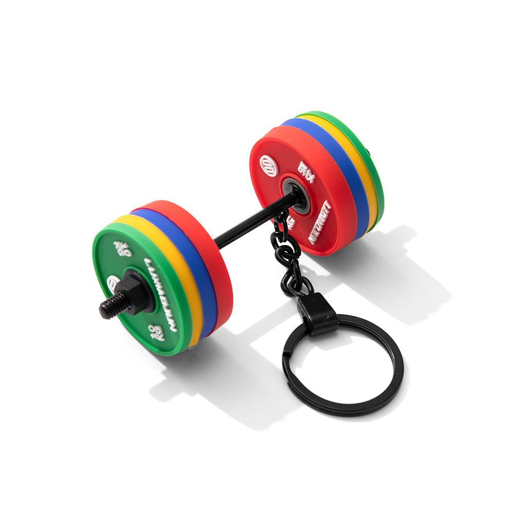 Porte-clés barre d’haltérophilie miniature