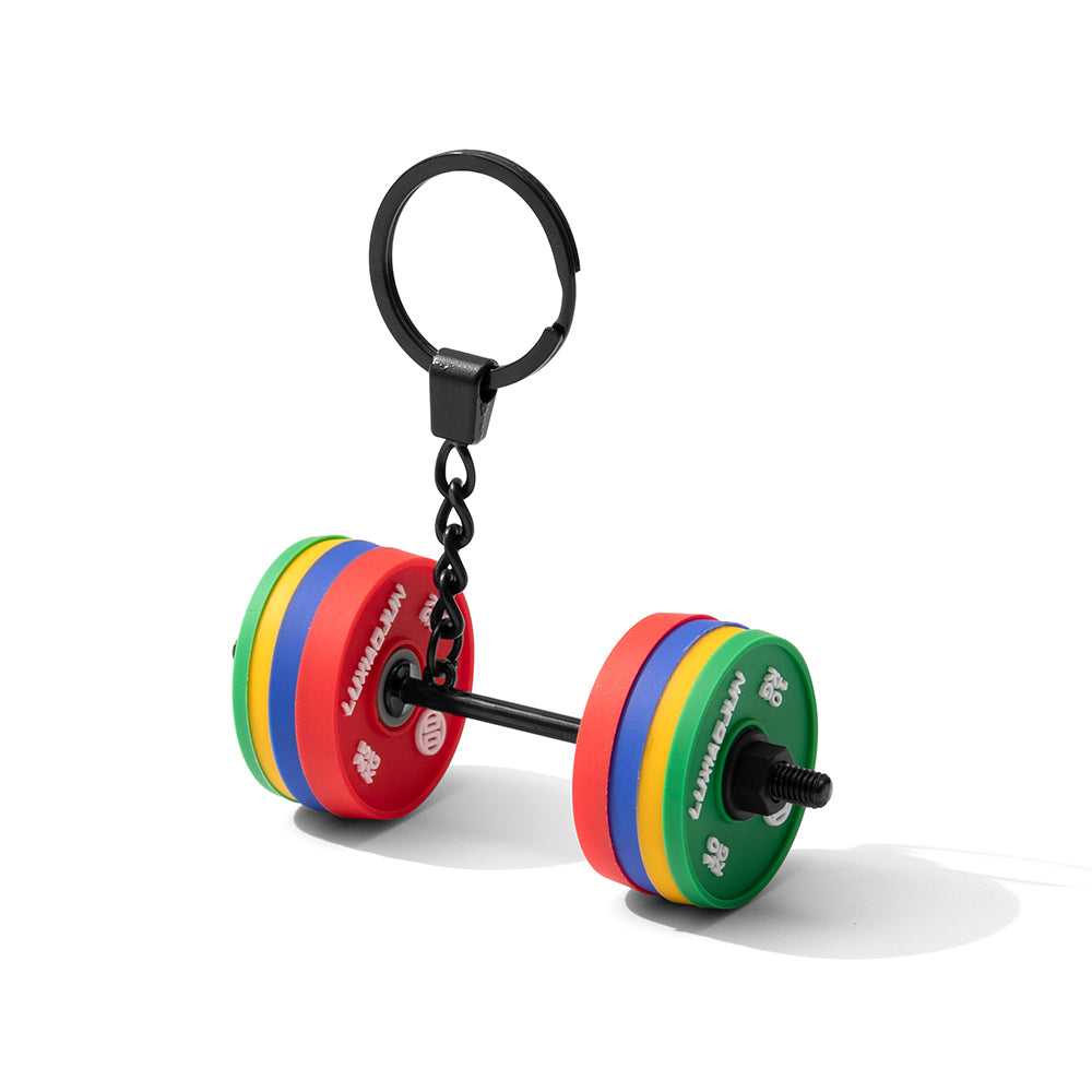 Porte-clés barre d’haltérophilie miniature