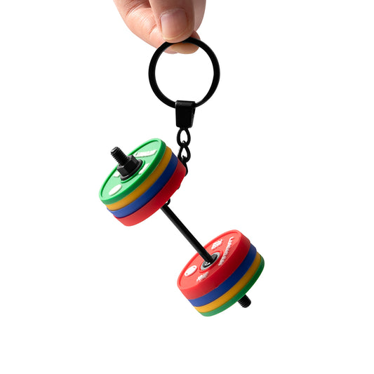 Porte-clés barre d’haltérophilie miniature