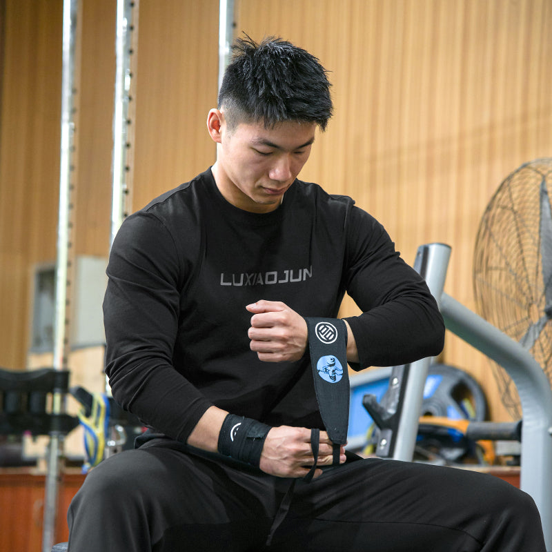 T-shirt manches longues unisexe Noir