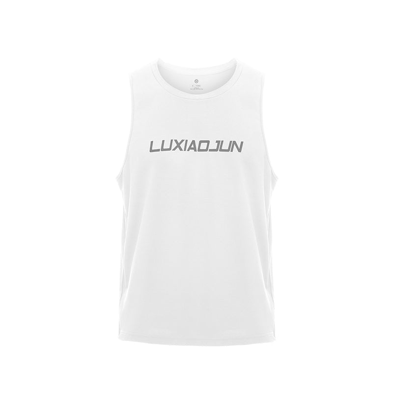 LUXIAOJUN Daily Essentials Débardeur de performance pour homme Blanc
