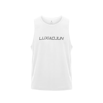 LUXIAOJUN Daily Essentials Performance Tanktop für Herren Weiß