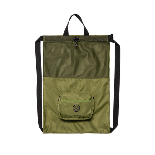 Sac à cordon en mesh LUXIAOJUN Vert