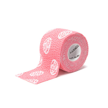 LUXIAOJUN Daumen-Tape für Gewichtheben (Hook Grip) – elastisches, kohäsives Band, 3er-Pack, Rosa