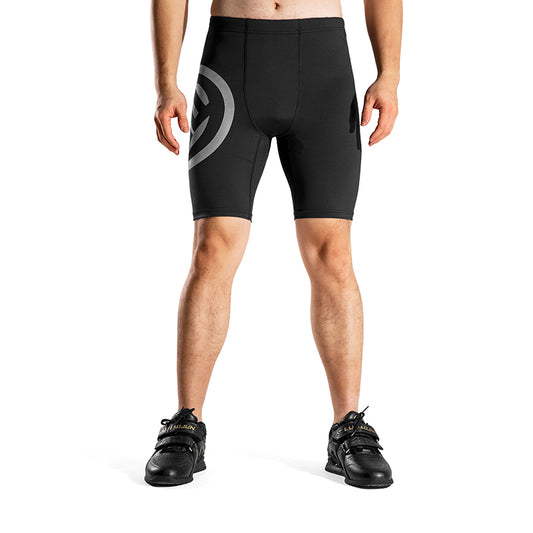 LUXIAOJUN Pro Sportswear – Short d’entraînement ajusté pour homme