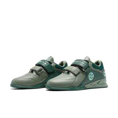LUXIAOJUN × CrossFit – Édition Limitée Chaussures d’haltérophilie (Vert foncé)