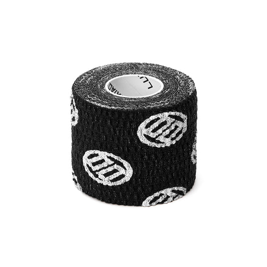 LUXIAOJUN Tape pouce haltérophilie (Hook Grip)- bande cohésive élastique, lot de 3 Noir