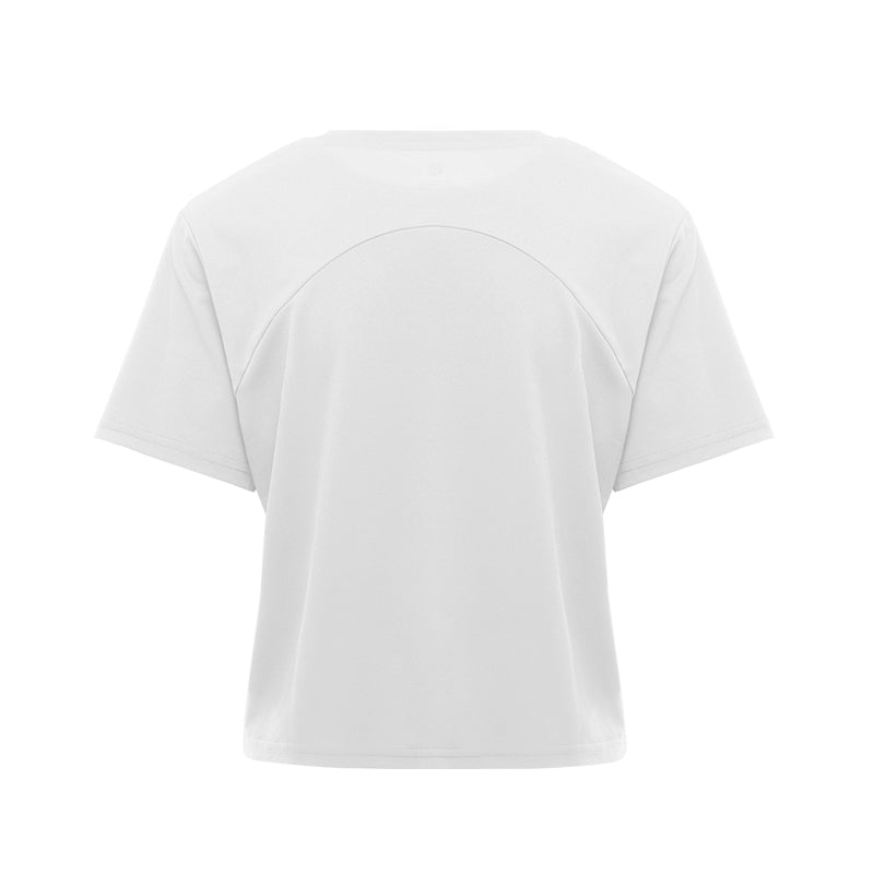 T-shirt de sport femme LUXIAOJUN blanc – Collection Essentiels du quotidien Blanc