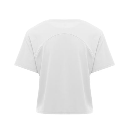 T-shirt de sport femme LUXIAOJUN blanc – Collection Essentiels du quotidien Blanc
