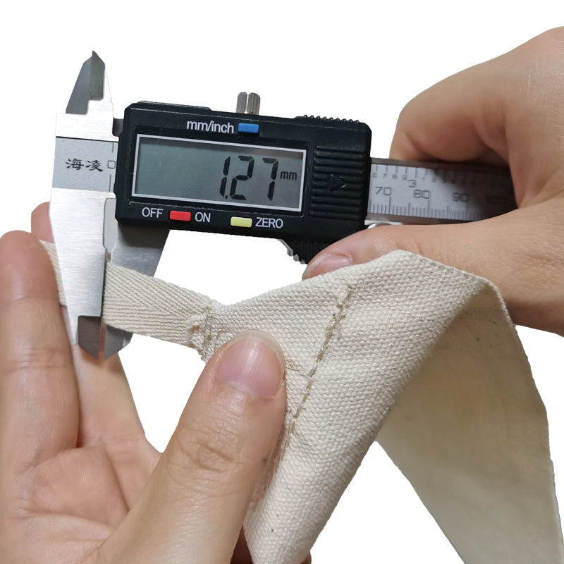 Bande de poignet en coton LUXIAOJUN Blanc