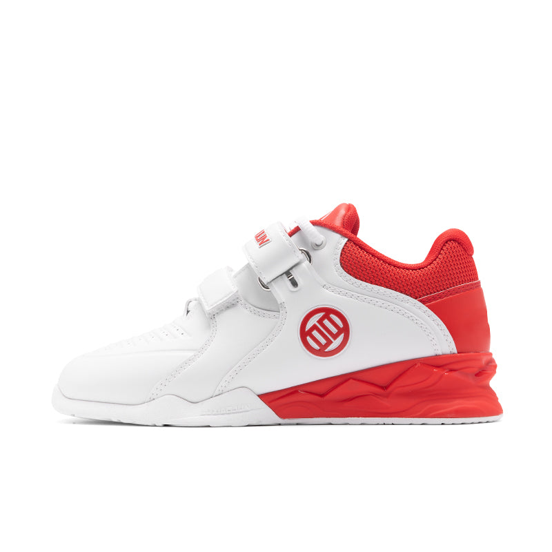 LUXIAOJUN Chaussures d’haltérophilie – Rouge & Blanc