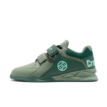 LUXIAOJUN × CrossFit – Édition Limitée Chaussures d’haltérophilie (Vert foncé)