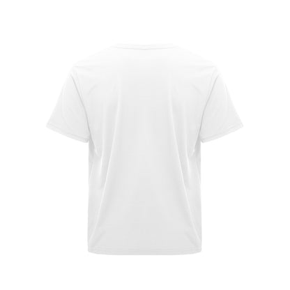 LUXIAOJUN Herren Performance T-Shirt Weiß Daily Essentials Weiß