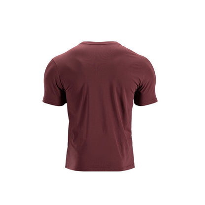 Klassisches Herren-T-Shirt Bordeaux