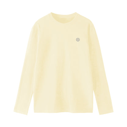 T-shirt manches longues unisexe Crème