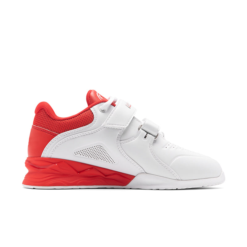 LUXIAOJUN Chaussures d’haltérophilie – Rouge & Blanc