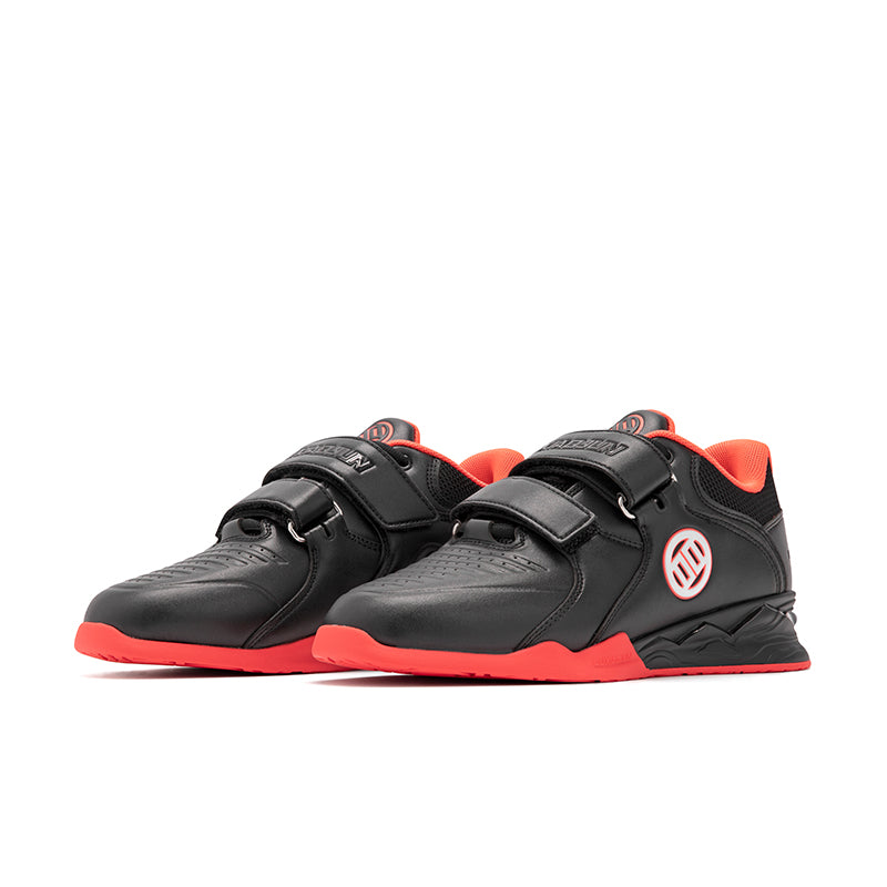 LUXIAOJUN Chaussures d’haltérophilie – Noir & Rouge