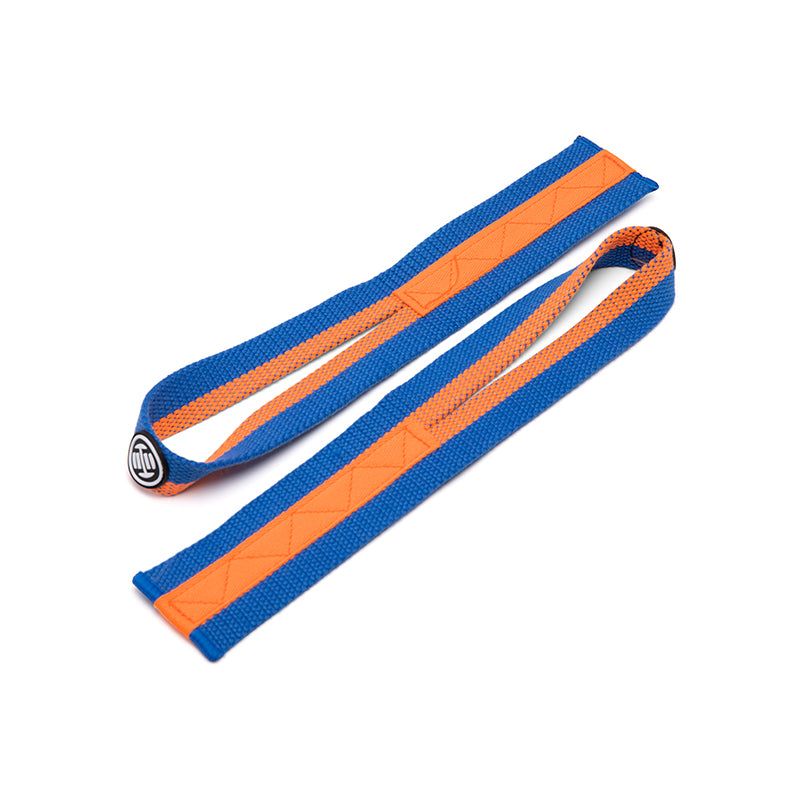 Sangle d’haltérophilie LUXIAOJUN L30 Bleu et Orange