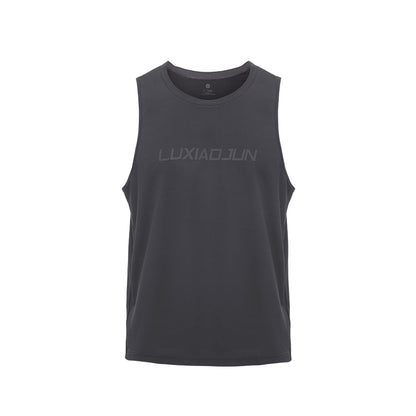 LUXIAOJUN Daily Essentials Performance Tanktop für Herren, Schwarz