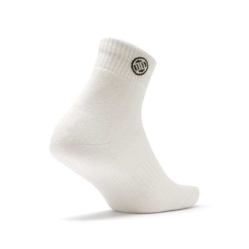 Chaussettes LUXIAOJUN Cushion Crew Blanc