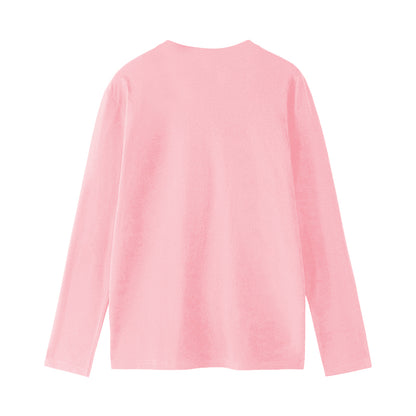 T-shirt manches longues unisexe Rose