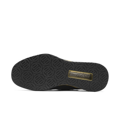 LUXIAOJUN Gewichtheberschuhe – Schwarz & Gold (Schlangen-Edition)