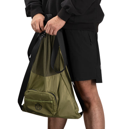 Sac à cordon en mesh LUXIAOJUN Vert