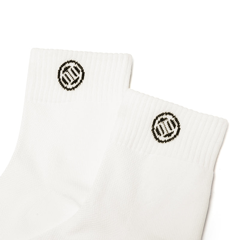 Chaussettes LUXIAOJUN Cushion Crew Blanc