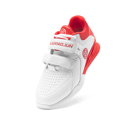 LUXIAOJUN Gewichtheberschuhe – Rot & Weiß