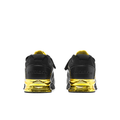 LUXIAOJUN Gewichtheberschuhe – Schwarz & Gold (Schlangen-Edition)