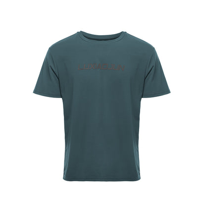 LUXIAOJUN Herren Performance T-Shirt Daily Essentials Grün