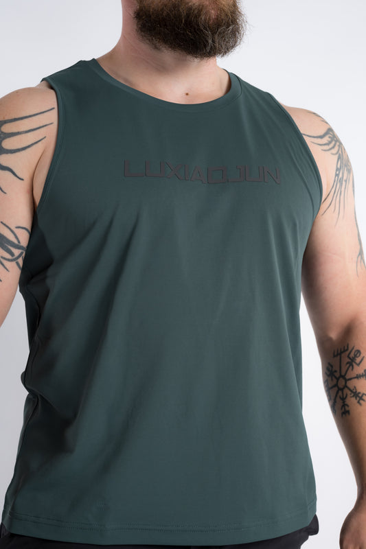 LUXIAOJUN Daily Essentials Débardeur de performance pour homme Vert