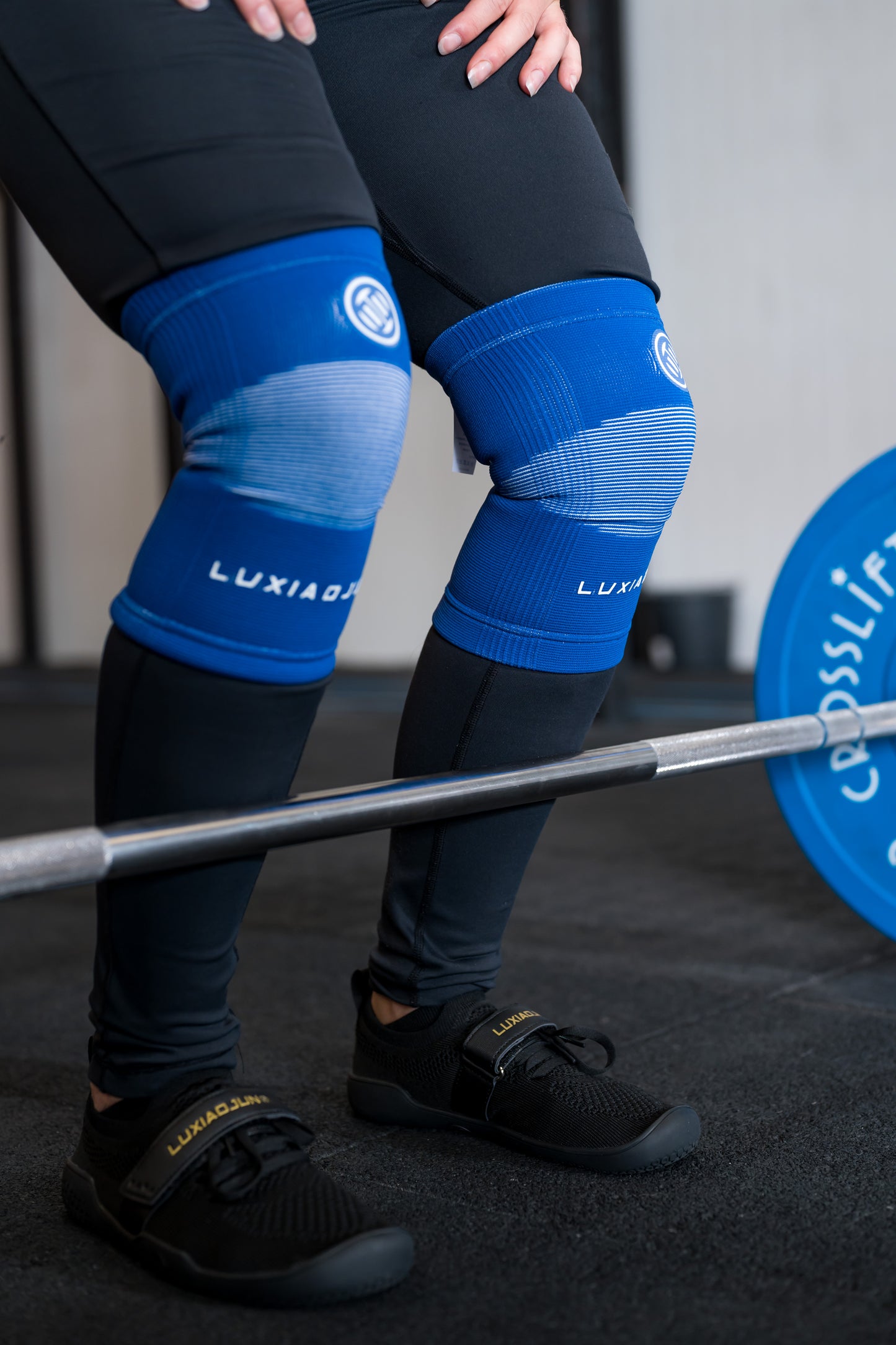 Genouillères LUXIAOJUN  Weightlifting Essentials C81 Bleu