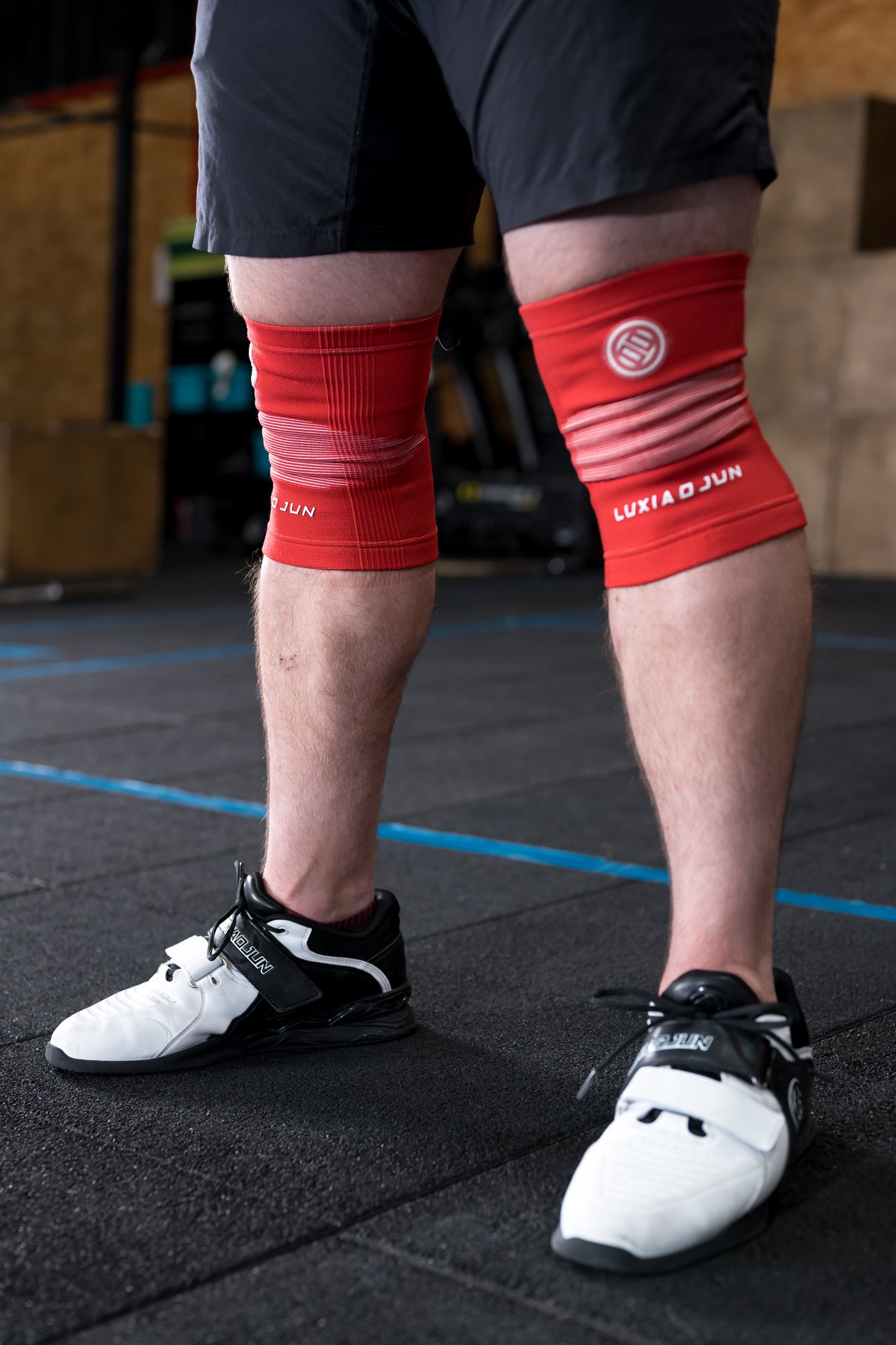 Genouillères LUXIAOJUN  Weightlifting Essentials C81 Rouge
