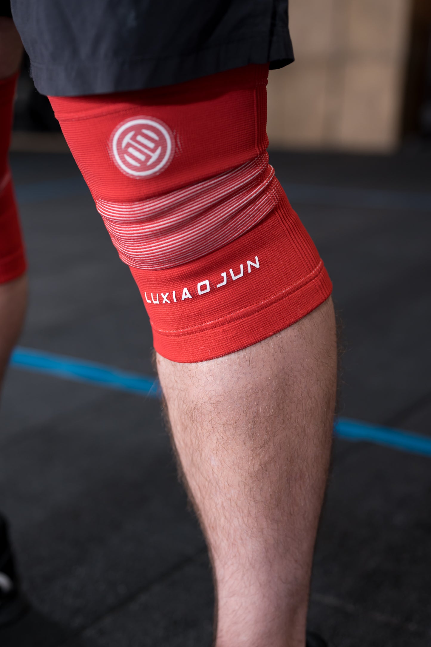 Genouillères LUXIAOJUN  Weightlifting Essentials C81 Rouge