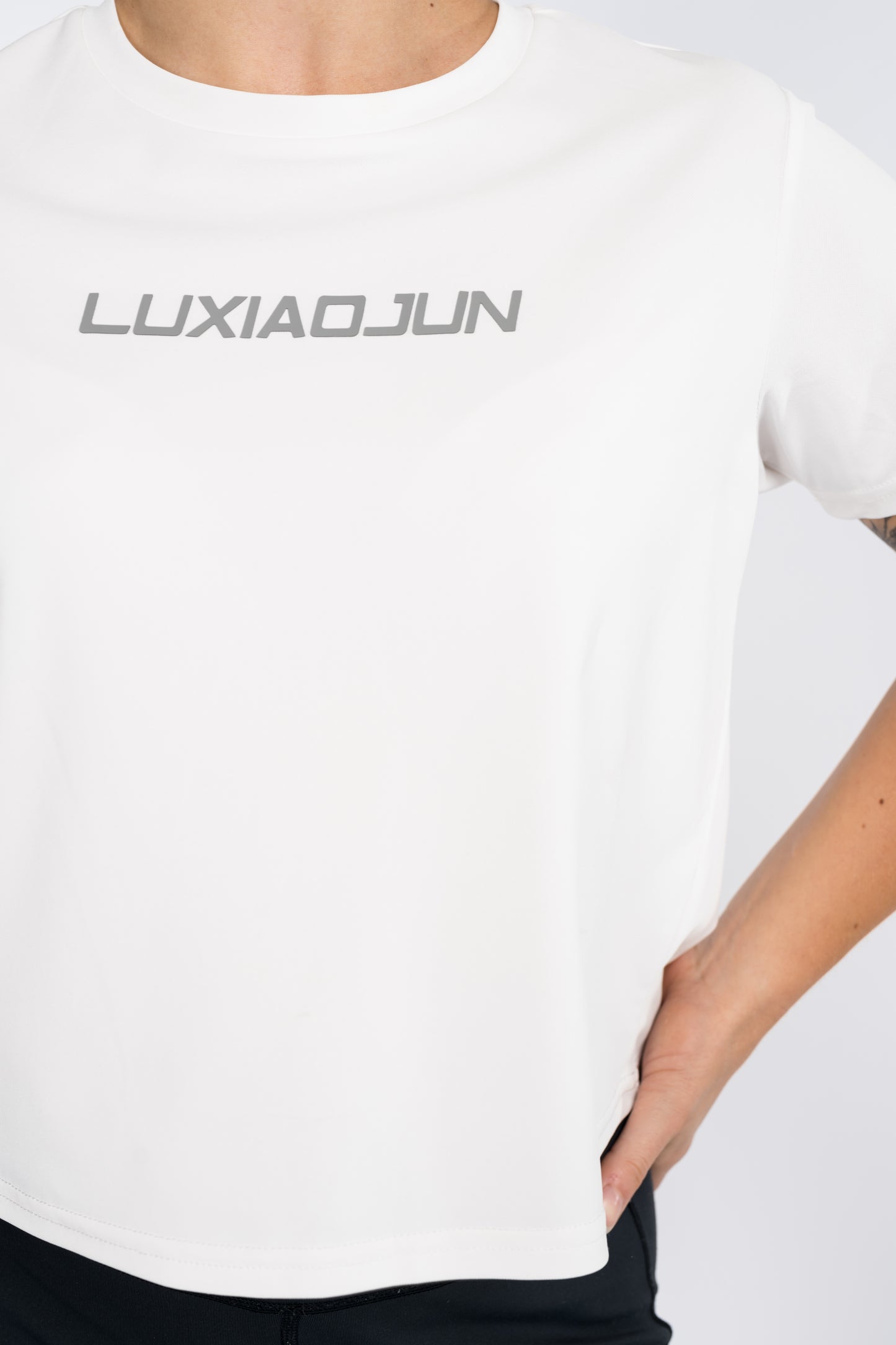 T-shirt de sport femme LUXIAOJUN blanc – Collection Essentiels du quotidien Blanc