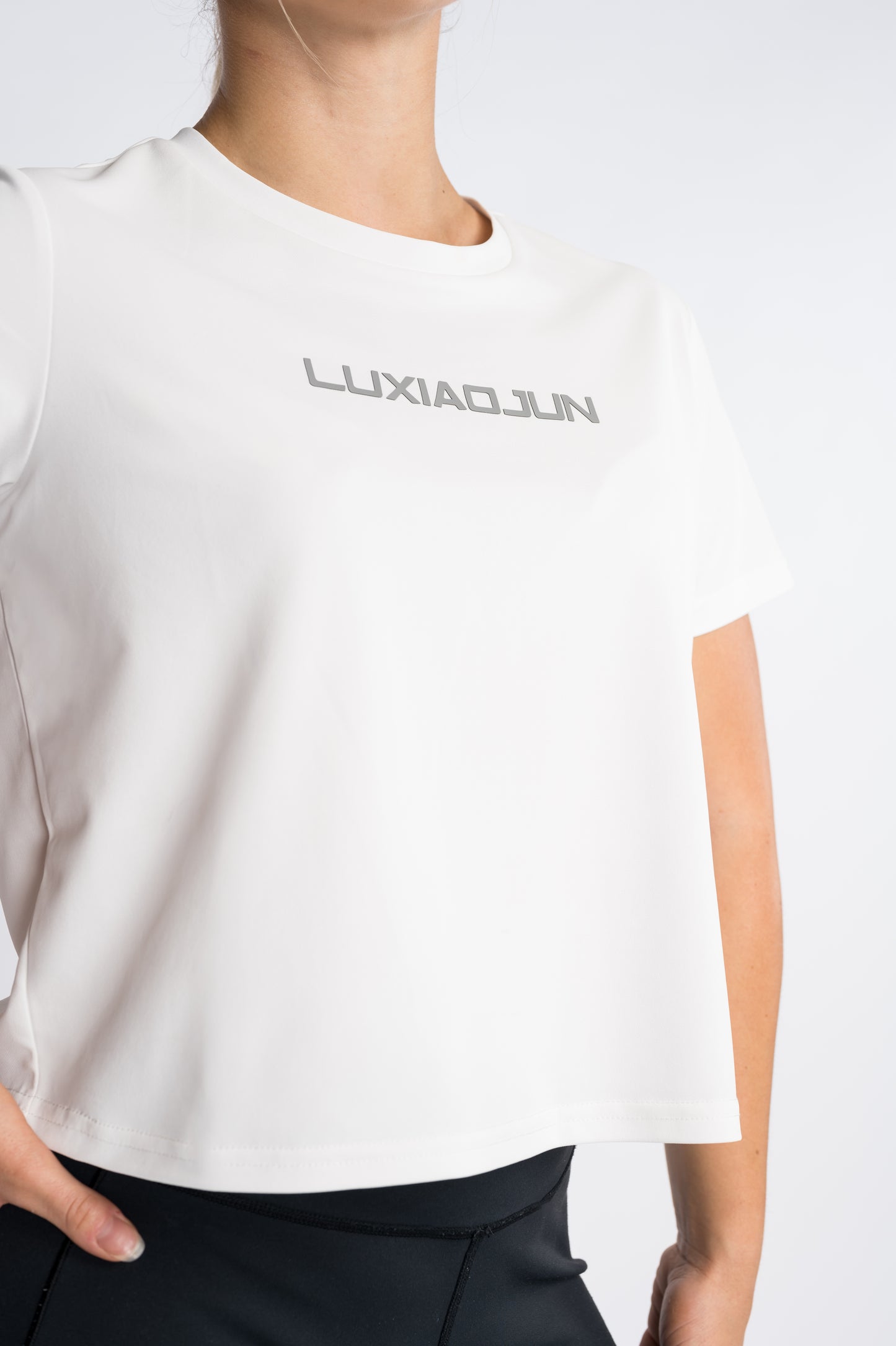 T-shirt de sport femme LUXIAOJUN blanc – Collection Essentiels du quotidien Blanc