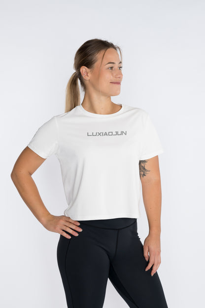 T-shirt de sport femme LUXIAOJUN blanc – Collection Essentiels du quotidien Blanc