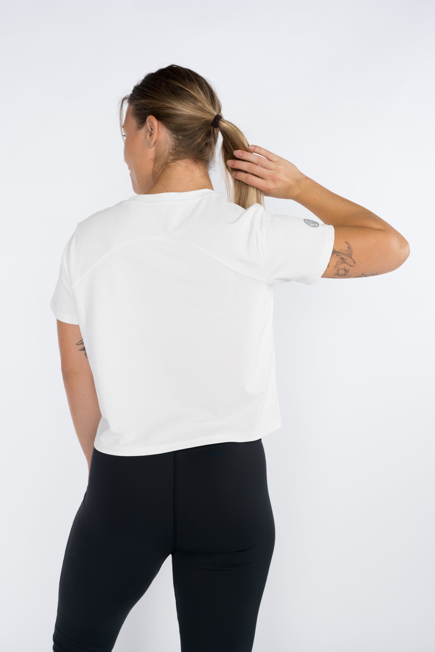 T-shirt de sport femme LUXIAOJUN blanc – Collection Essentiels du quotidien Blanc