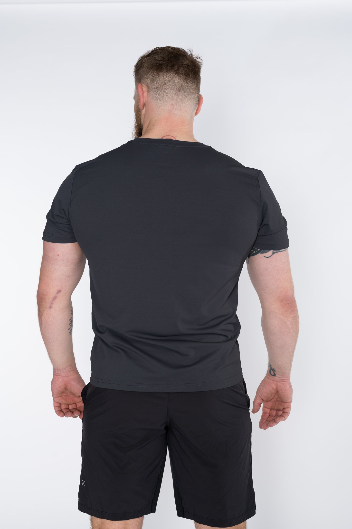 T-shirt de performance homme LUXIAOJUN noir Daily Essentials Noir