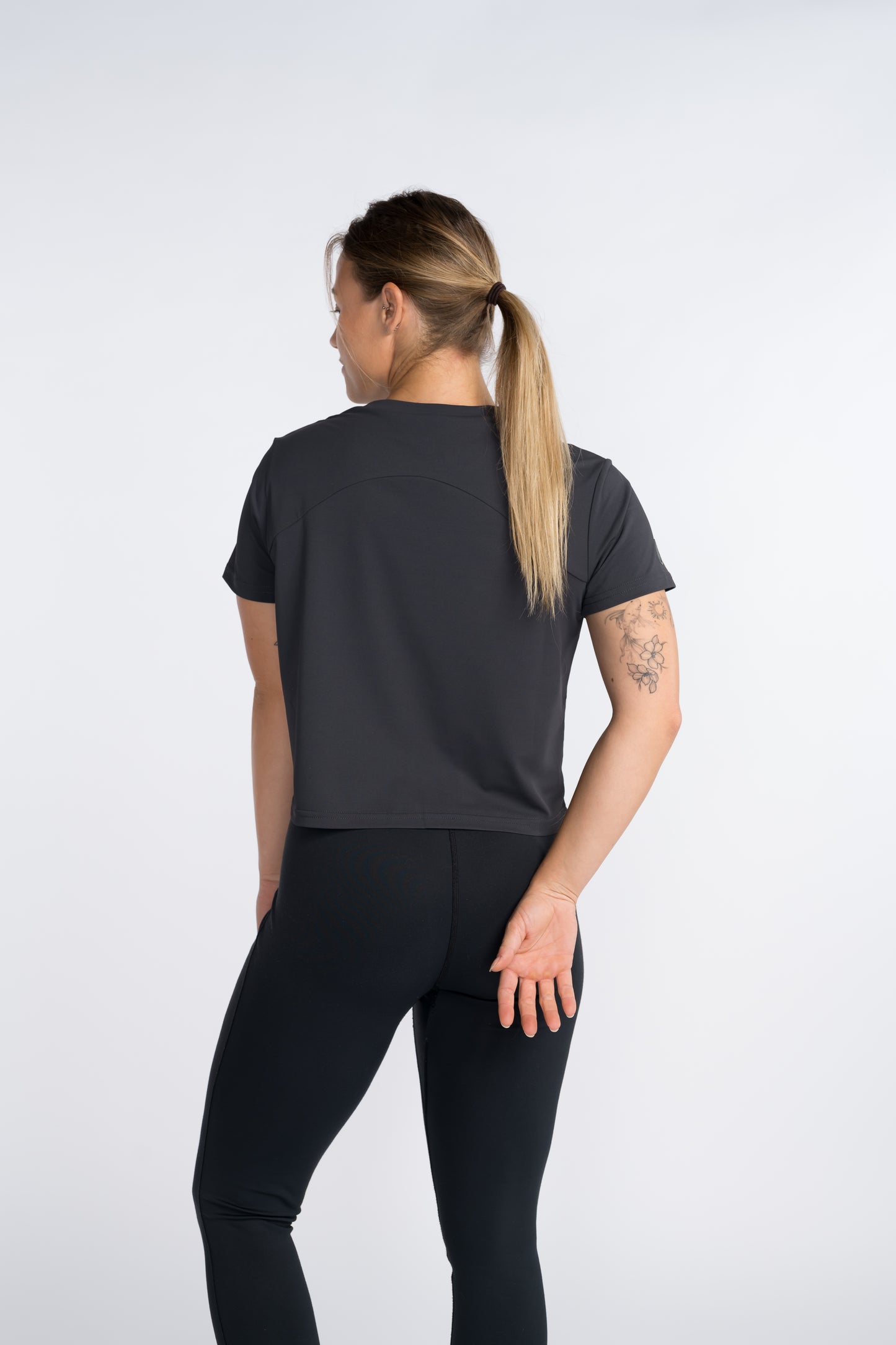 T-shirt de sport femme LUXIAOJUN noir – Collection Essentiels du quotidien Noir