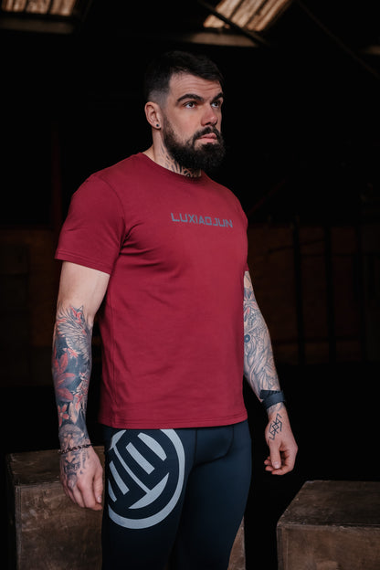 T-shirt unisexe LUXIAOJUN — Édition limitée Année du Serpent (Bordeaux)