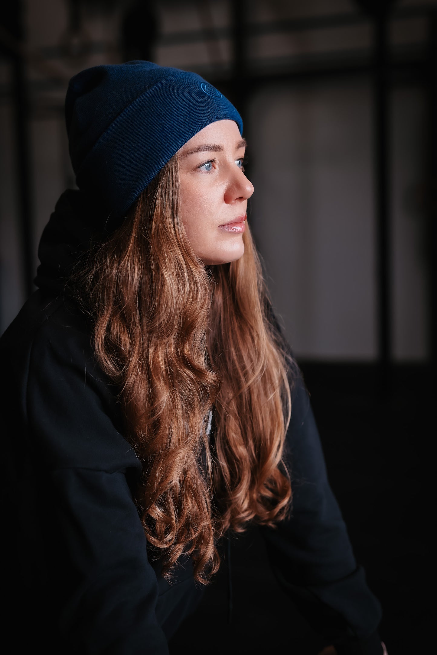 Bonnet côtelé en laine LUXIAOJUN – Unisexe